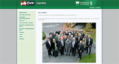 Desktop Screenshot of oevp-gamlitz.at
