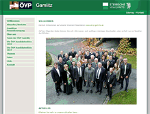 Tablet Screenshot of oevp-gamlitz.at